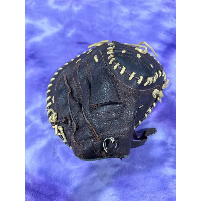 Black Mizuno Franchise RH Catcher's Baseball Glove 33.5" (Used)