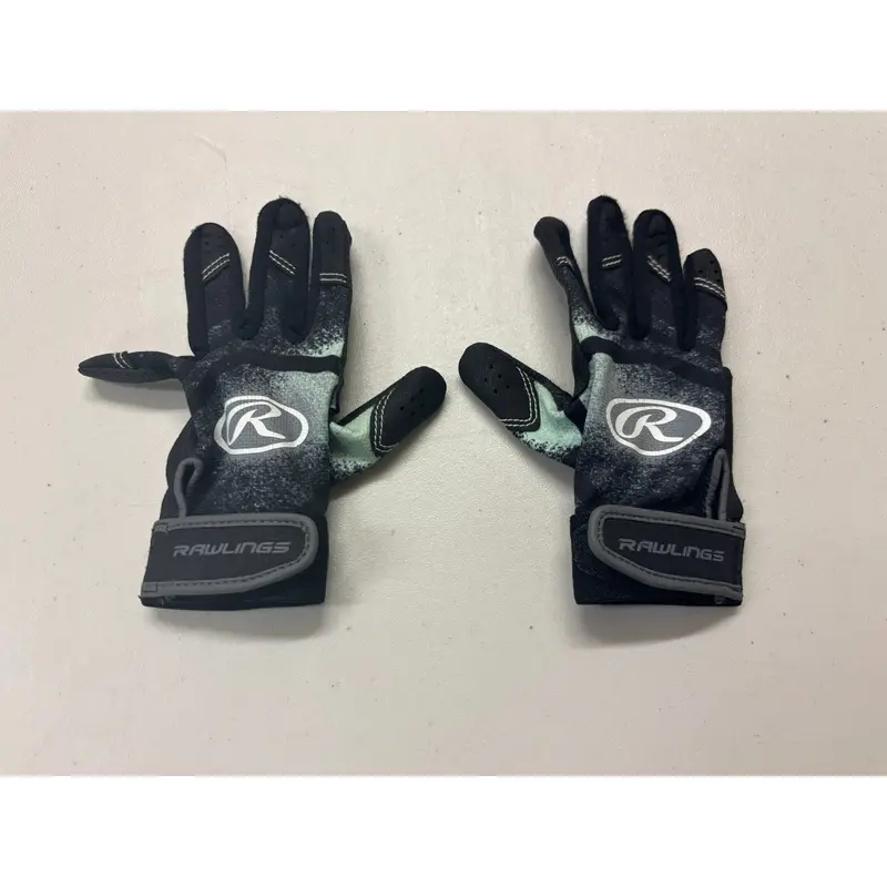 Black XS Rawlings Prodigy Batting Gloves (Used)