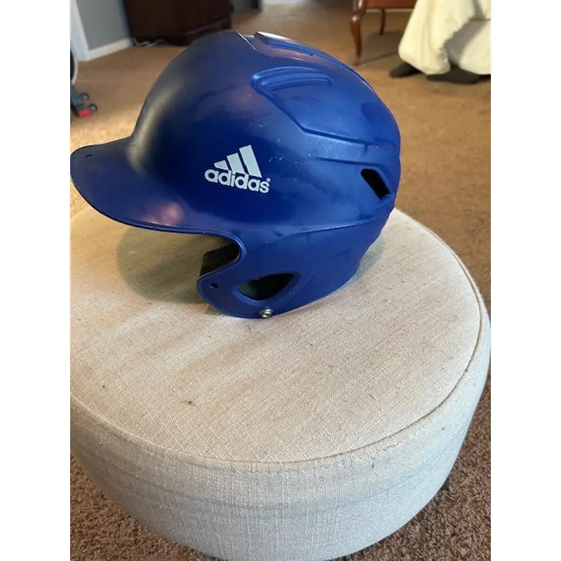 Used 6 3/8 - 7 1/8 Adidas Triple Stripe Batting Helmet