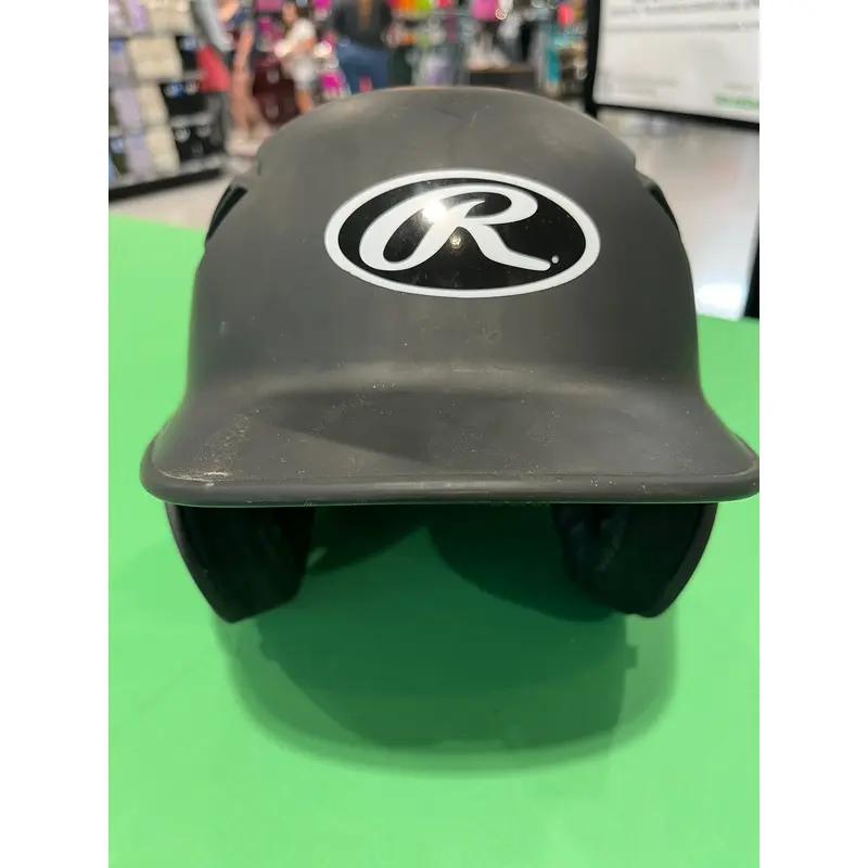 Black Used 6 7/8-7 5/8 Rawlings R16 Batting Helmet