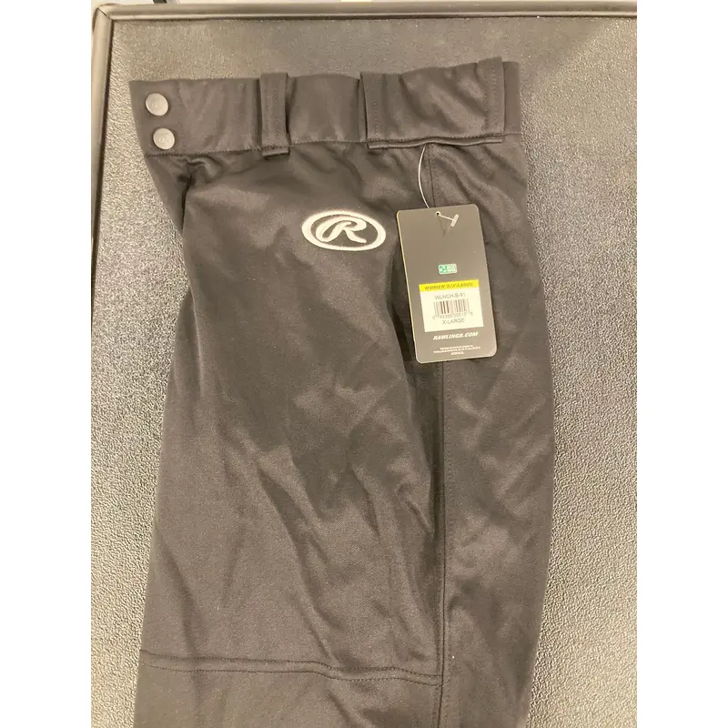 Black Women's XL Adult Rawlings Game Pants (New)