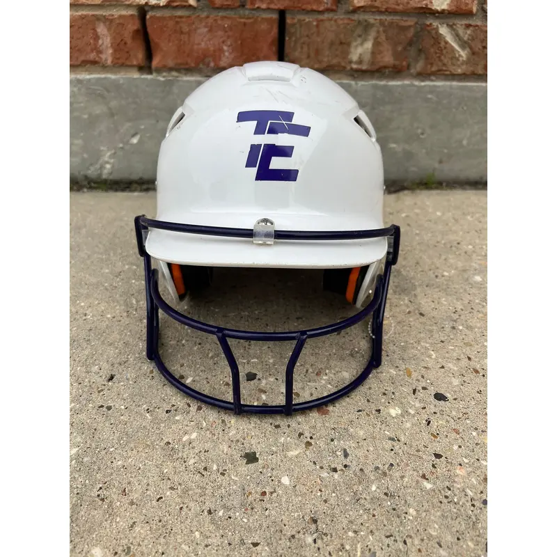Used White Small Schutt Softball Batting Helmet A R5 S5 L1