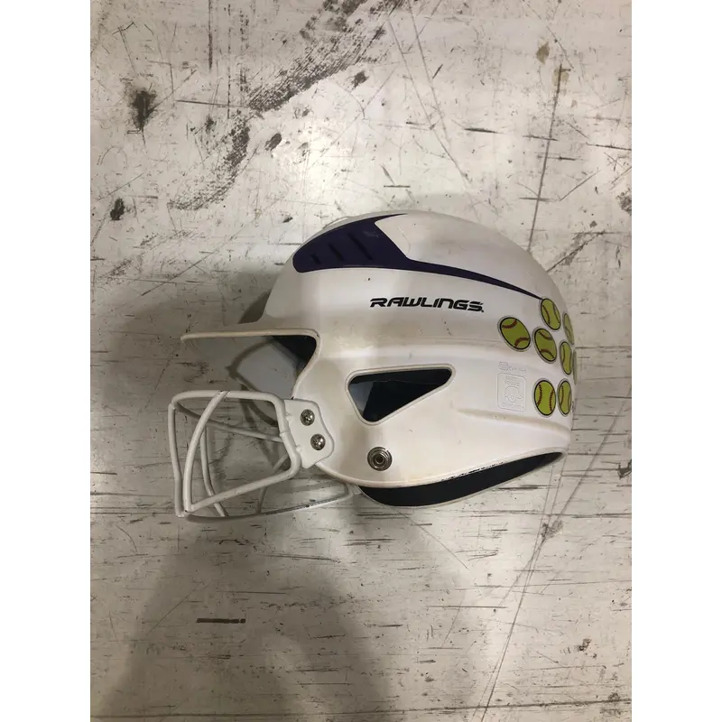 Used 6 1/2 - 7 1/2 Rawlings Batting Helmet