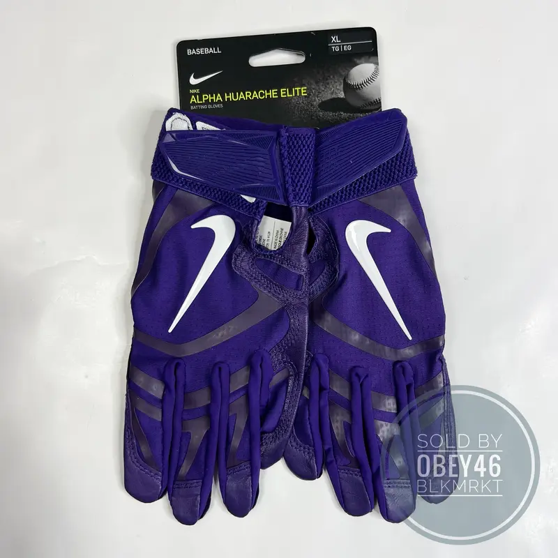 Nike Alpha Huarache Elite Batting Gloves Baseball XL