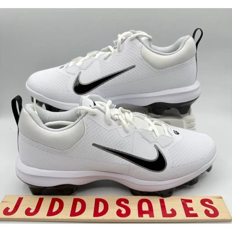 Nike Force Trout 9 Pro MCS Baseball Cleats White Silver FZ0915-102 Mens Sz 11  New
