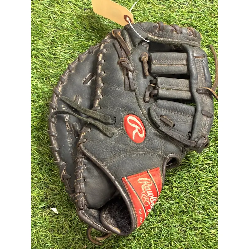 Black Rawlings Premium Series LH First Base Baseball Glove 12.5" (Used)
