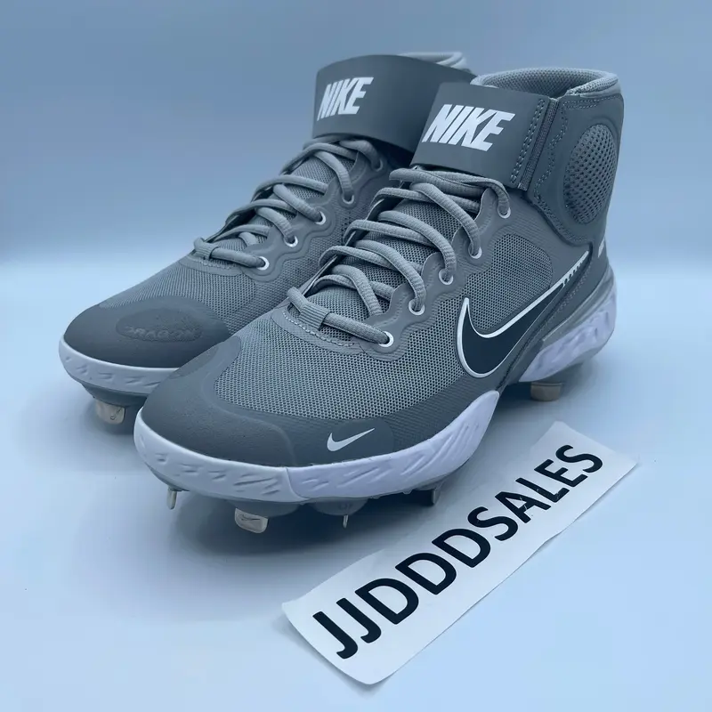 Nike Alpha Huarache Elite 3 React Mid Baseball Cleats CK0745-002 Mens Size 7.5.
