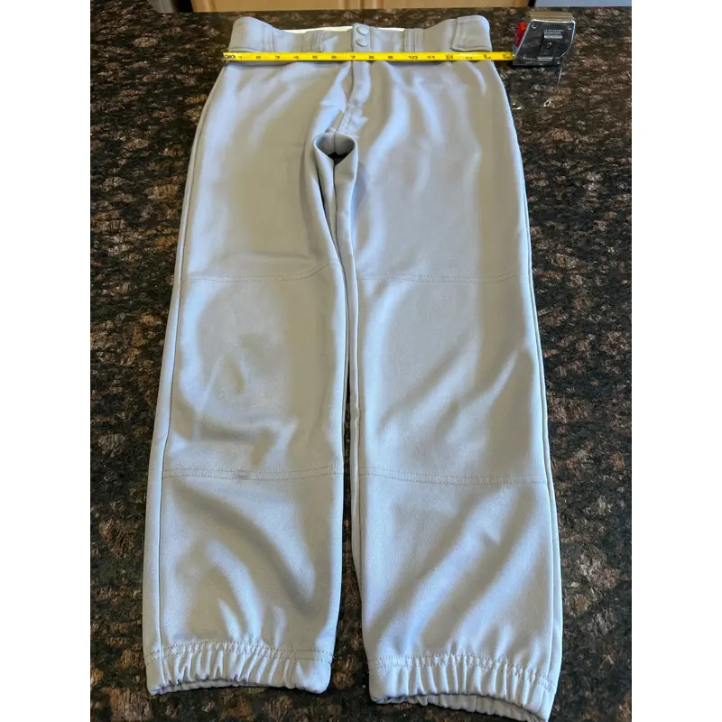 Gray Easton YXL baseball pants