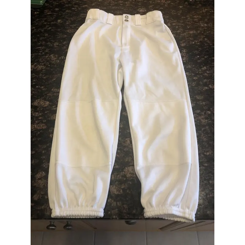 White Baseball/softball Youth Medium Wilson Pants