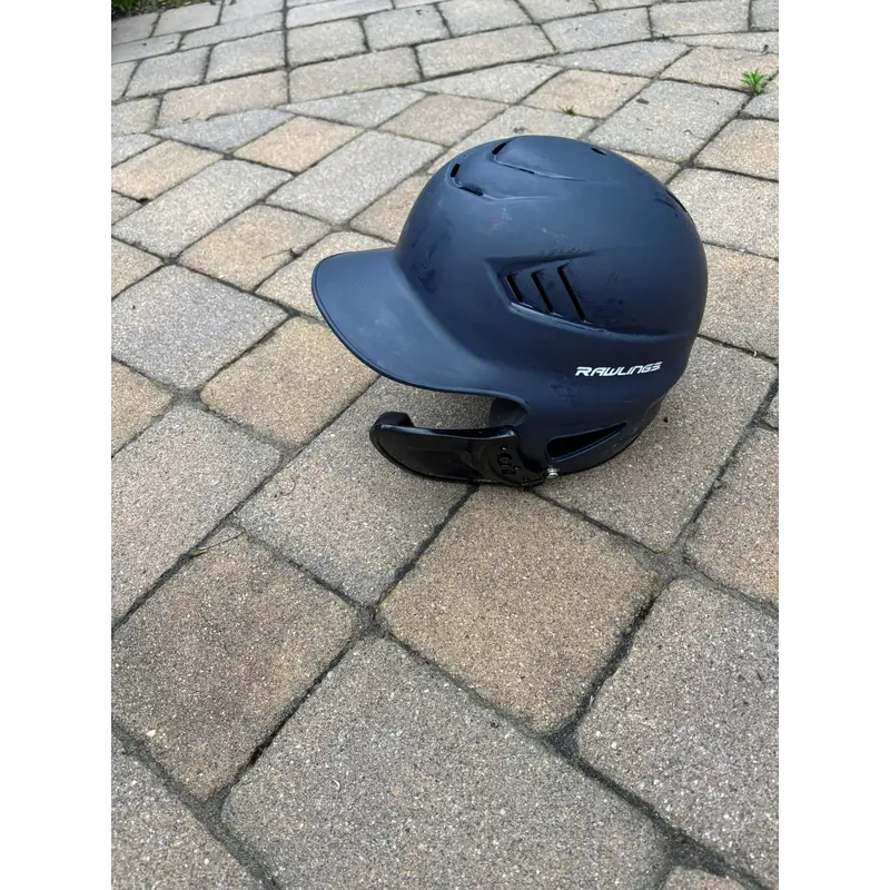 Baseball Navy Helmet w/ Detachable Face Protector
