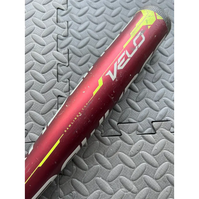 Used BBCOR Certified Rawlings Velo Hybrid Alloy Bat -3 30OZ 33"
