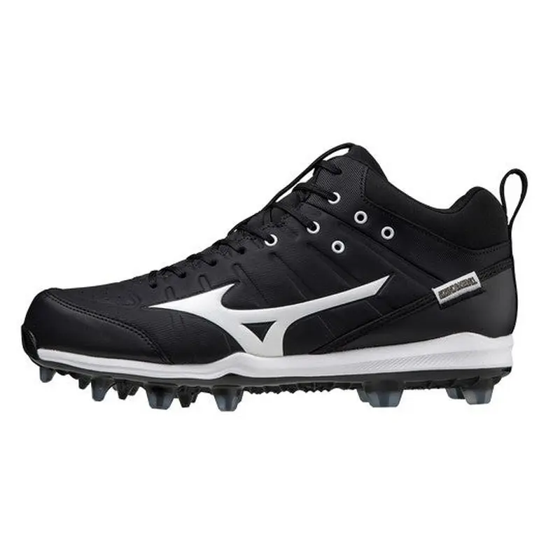 Men's Size M 10.5 (W 11.5) Adult Mizuno Ambition 2 TPU Mid Top Molded Cleats (New)