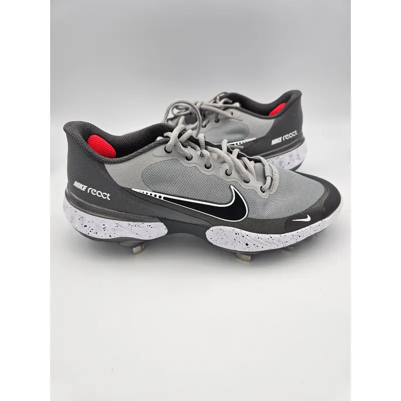 Nike Alpha Huarache Elite 3 Low Light Smoke Grey Baseball Cleats Mens Size 8