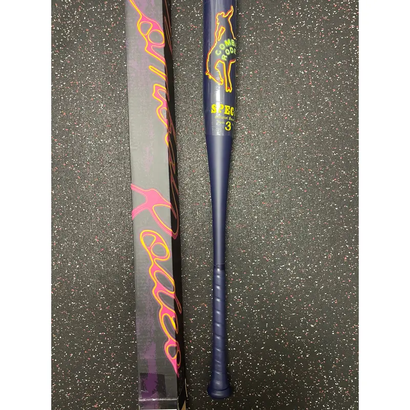 New COMBAT MFG SPEC-A1 BBCOR Midnight Rodeo- Saddle Up. (Glows under Black Light)