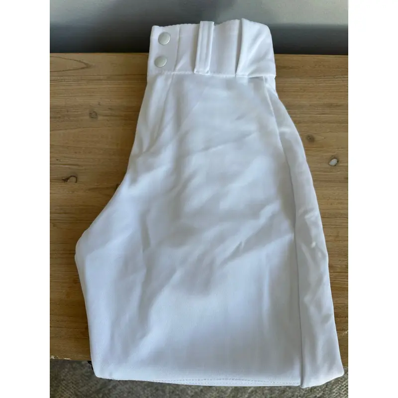White Alleson Youth Medium Baseball Pants