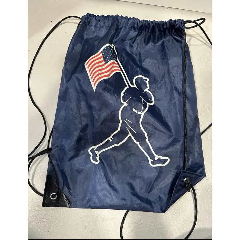 Baseballism Drawstring Backpack