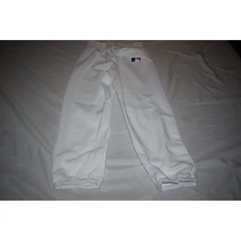 NEW - Team MLB by Majestic Polyester Baseball Pants, White, Youth Large
