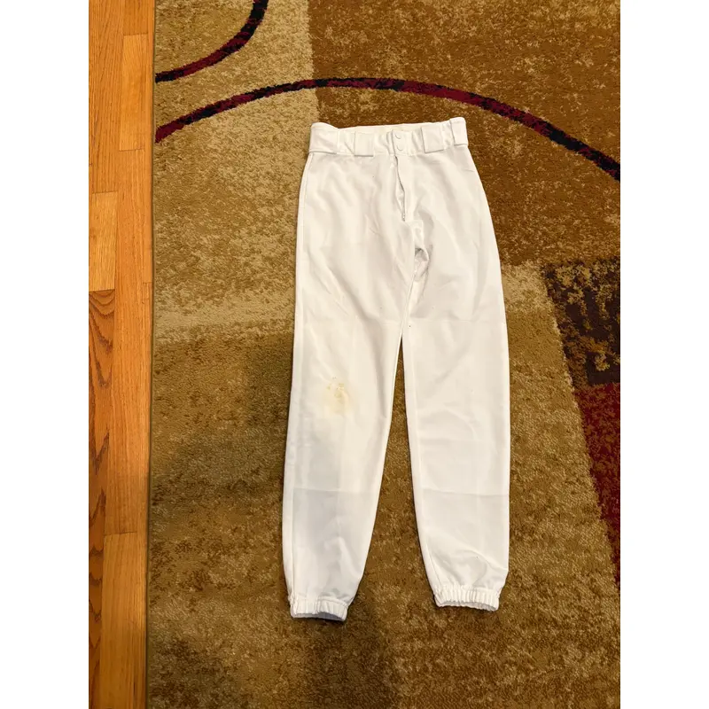 White Men's Adult Medium Easton Game Pants (Used)