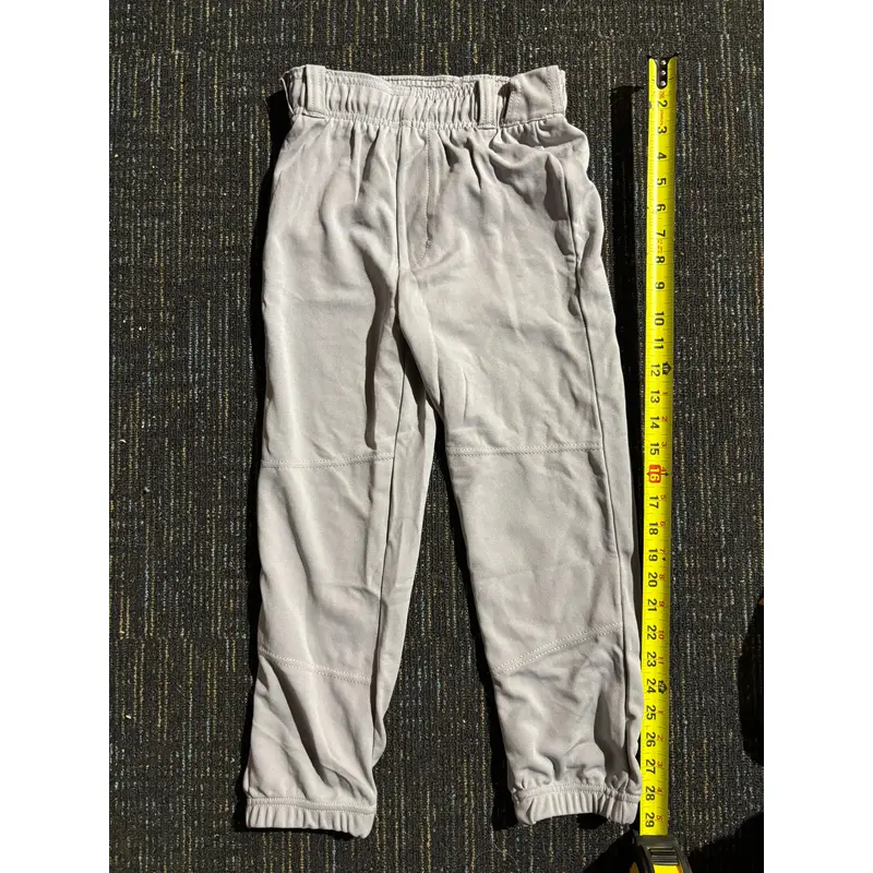 Used Youth Medium baseball/softball grey pant- Champro