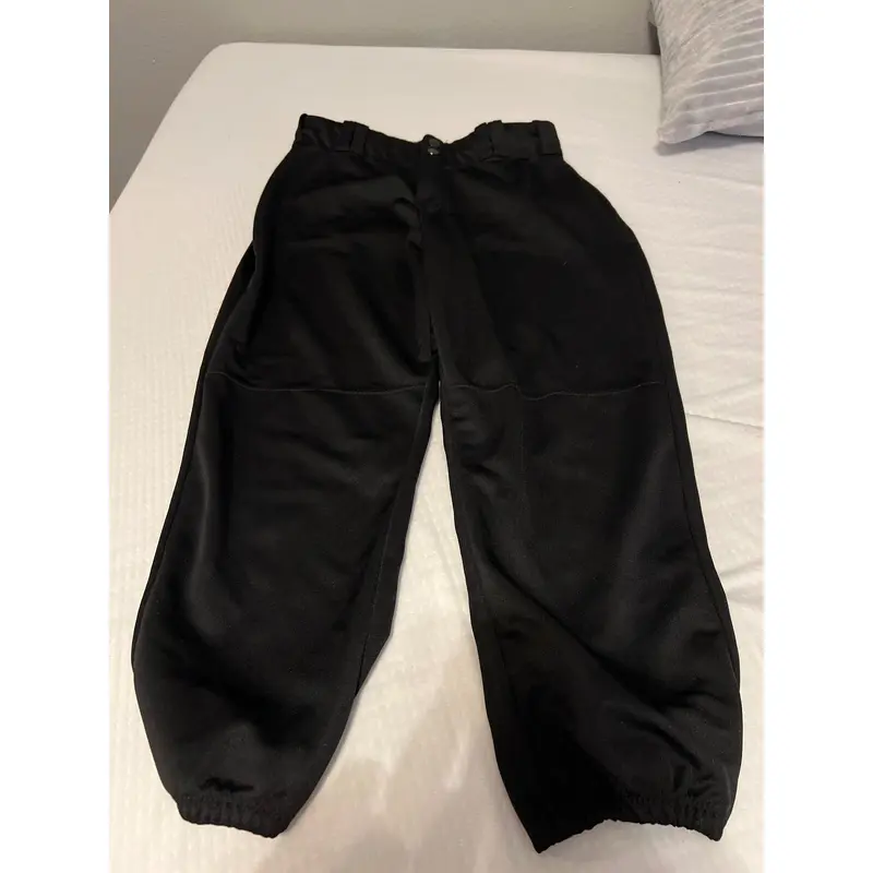 Black Unisex Adult Large Alleson Game Pants (Used)