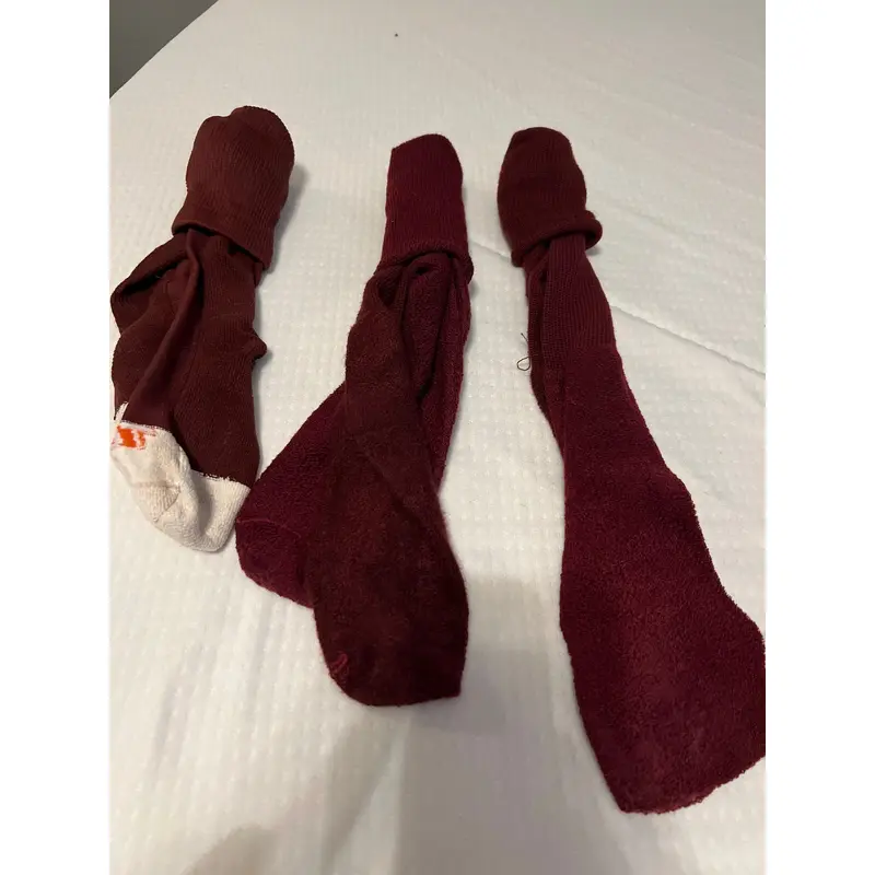 Maroon Baseball socks