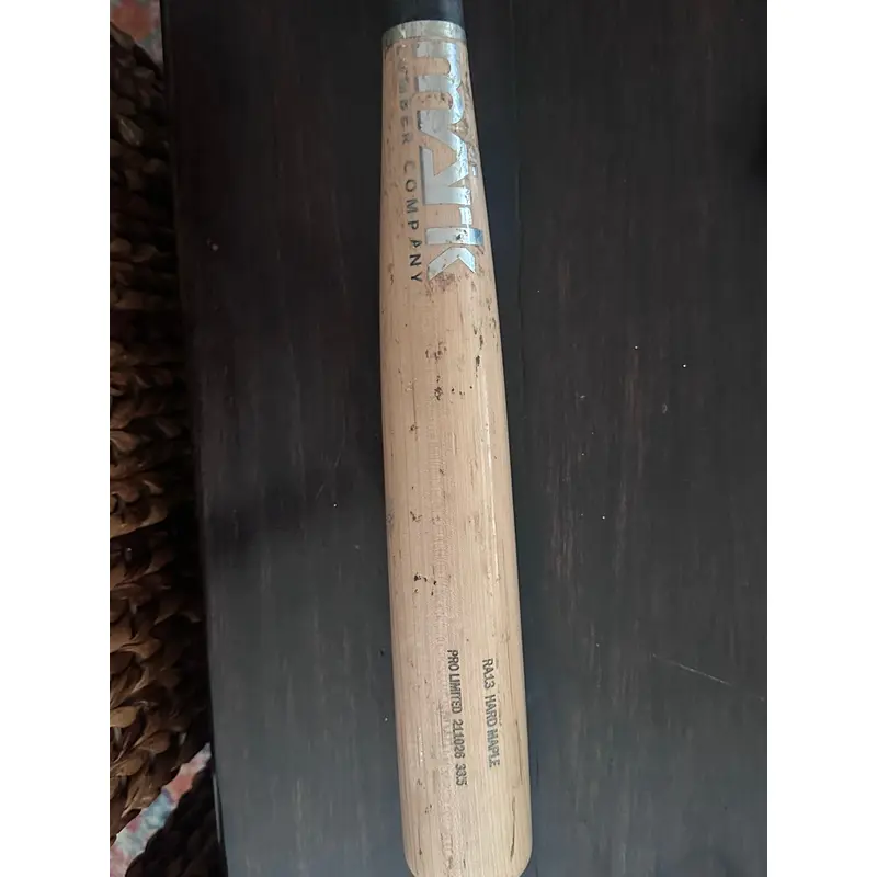 2024  Training Bat Wood  31.5 oz 33.5" (Used). Player Issued Pro Ball