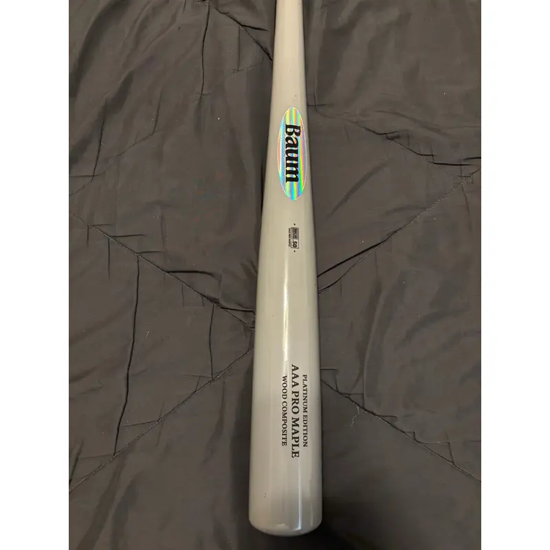 2025 Baum Platinum Stock Wood Composite BBCOR Certified Bat (-3)  30 oz 33" (New)