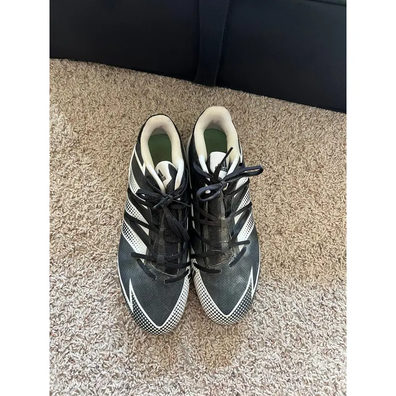 Used Men's Low Top Molded Cleats Adizero Afterburner 7
