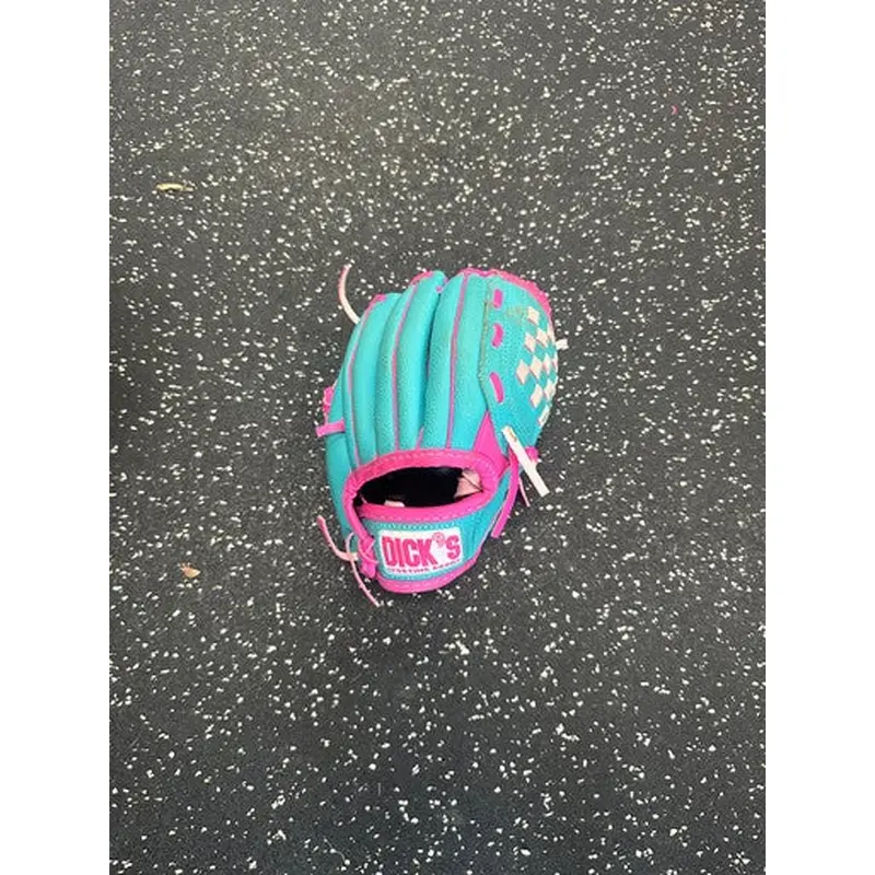 Used DICKS BASEBALL GLOVE BB/SB Glove RH Throw Pink 9 1/2" 11849-S000030601