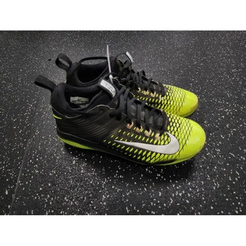 Used Nike TROUT BB/SB Cleats Black And Optic Yellow Senior 9.5 11849-S000030181