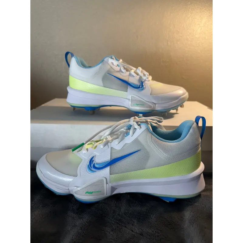 Nike Force Trout 9 Pro Metal Baseball Cleats Fresh Pack FQ7941-100 Mens Sz 9.5