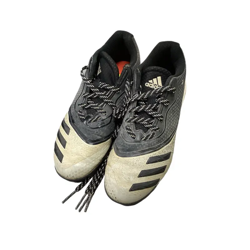 Used Adidas 3 STRIPE LIFE BB/SB Cleats Black And White Junior 04.5 11613-S000153984