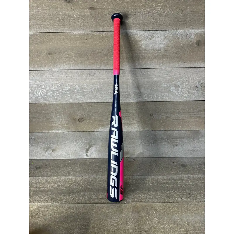 Rawlings Girls Quatro T-Ball Bat Blue Pink Aluminum 26" 13oz TB8QD -13 USAB