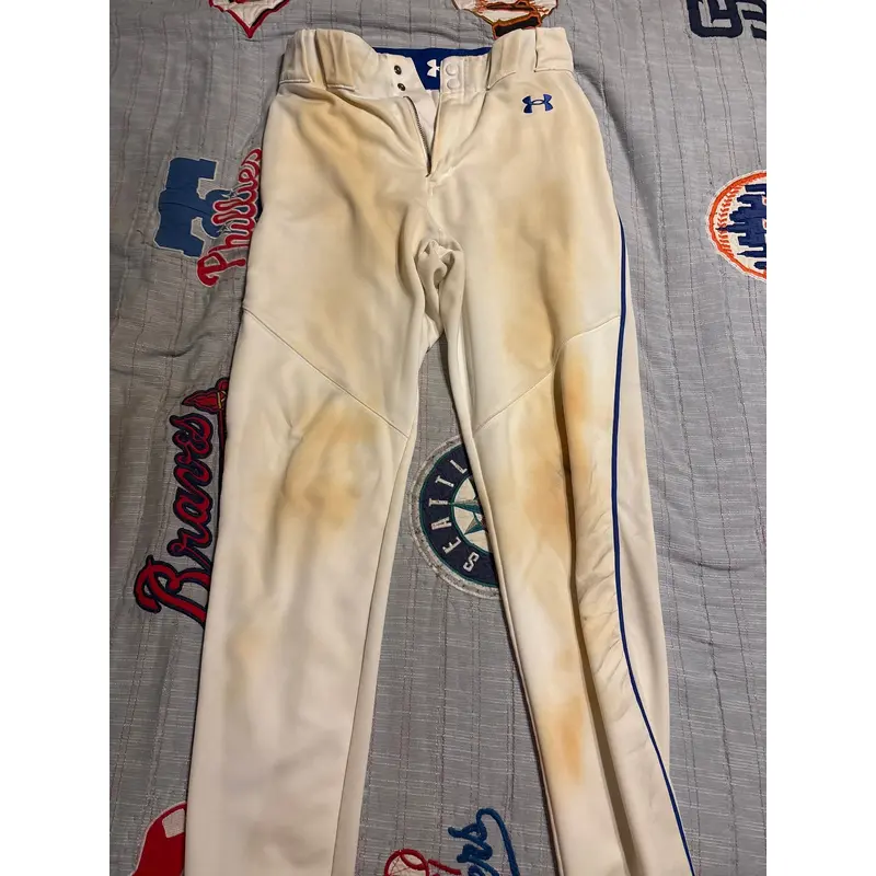 White Men's Adult Medium Under Armour Game Pants (Used)