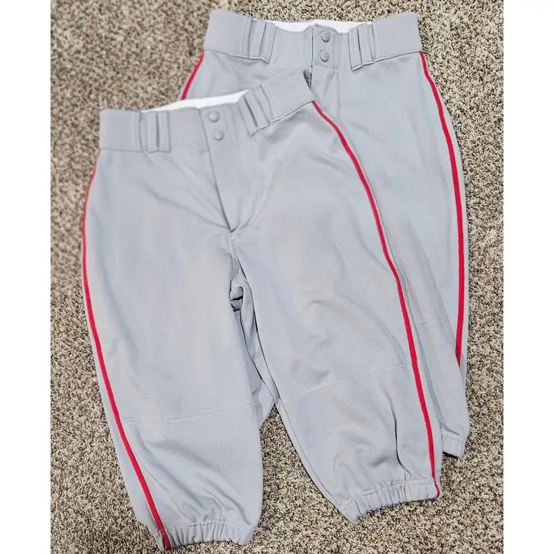 2 pair for $10 - Gray Men's Small Adult Champro Game Pants (New)