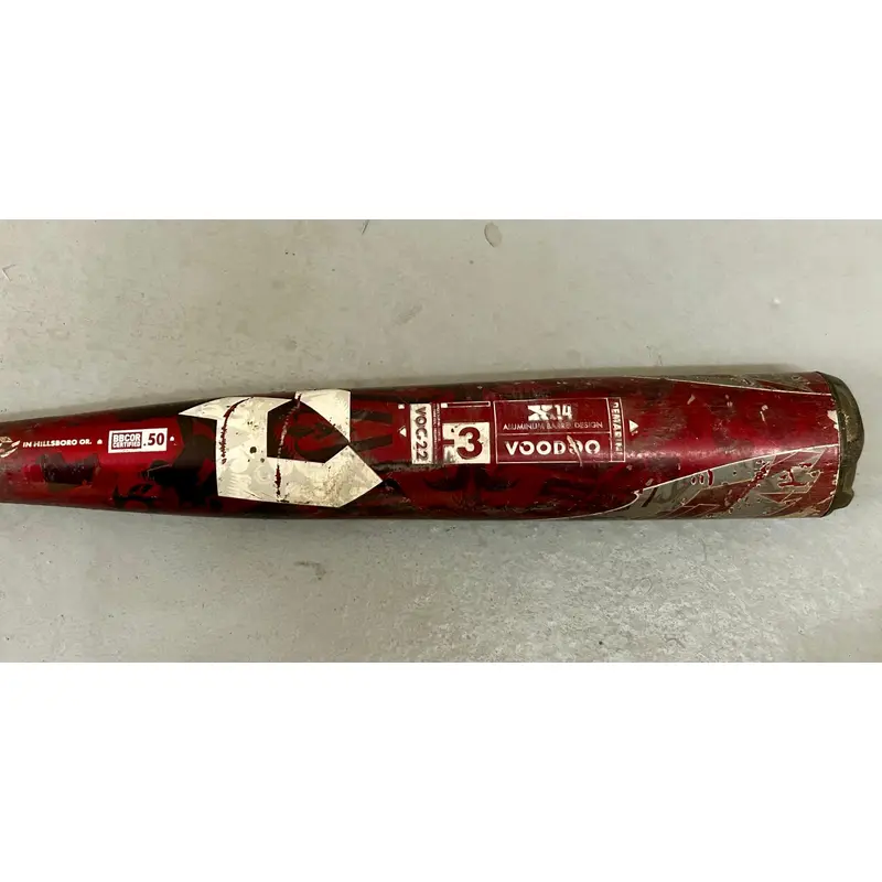2022 DeMarini Voodoo BBCOR Certified Bat (-3) Alloy 30 oz 33" (Used)