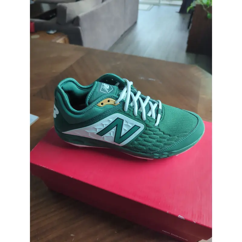 Green Men's Size M 8.5 (W 9.5) Adult New Balance Low Top Metal (New)