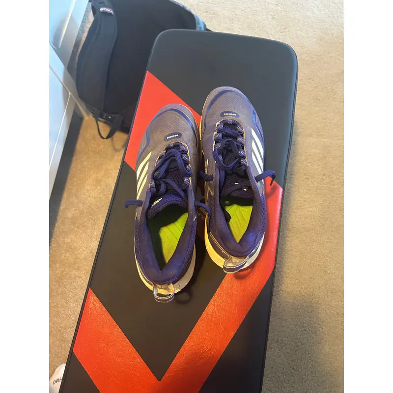 Purple Kid's Size M 8.0 (W 9.0) Youth Adidas Low Top Metal (Used)
