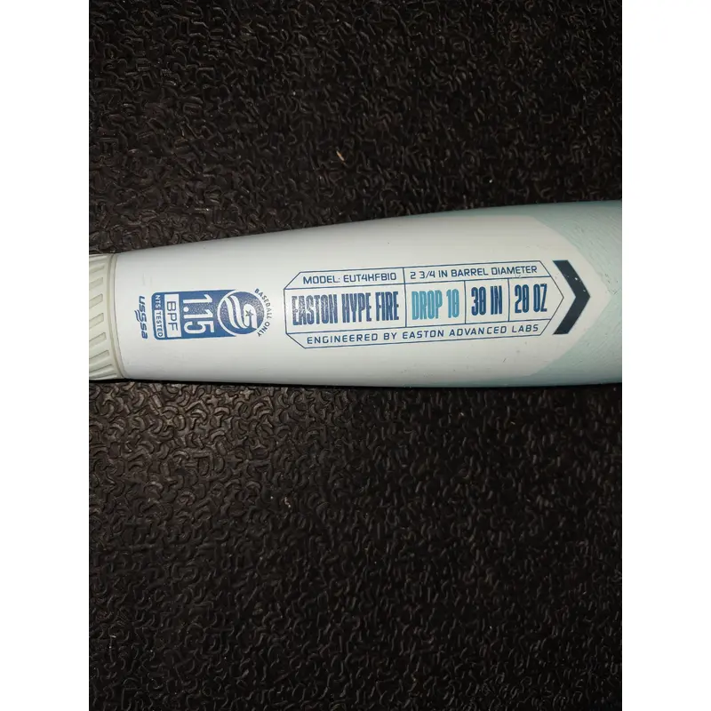 Easton Hype Fire Composite USSSA Certified Bat (-10) 20 oz 30" (Used)