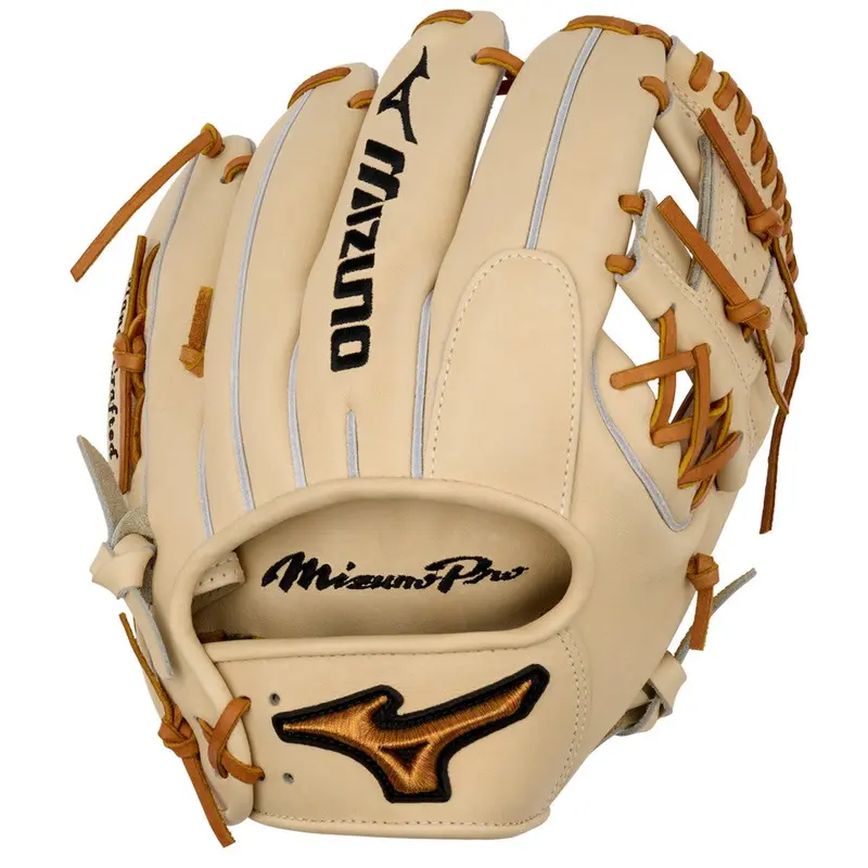 GMP-4000S-RightHandThrow Mizuno Pro Baseball Glove 11.5 Inch Tan Right Hand Thro