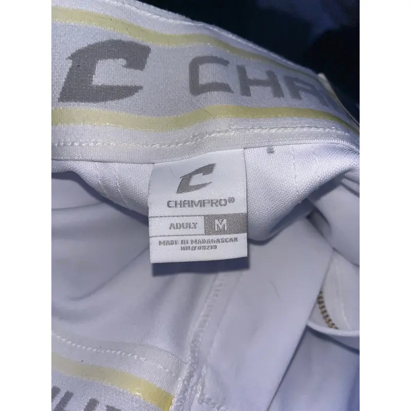 White Men's Adult Medium Champro Game Pants (New)