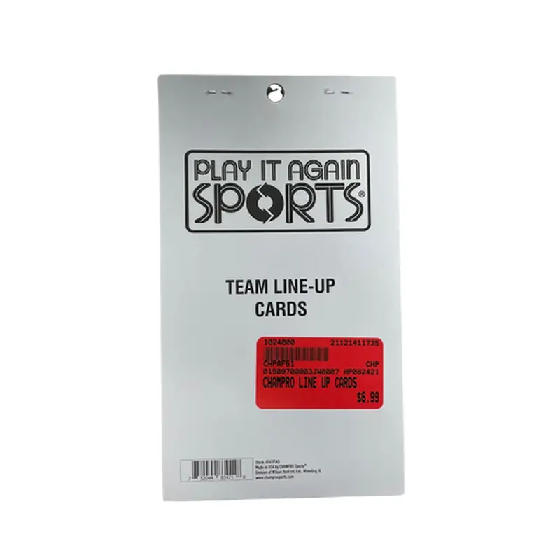 New Champro Line Up Cards 11735-chpaf61