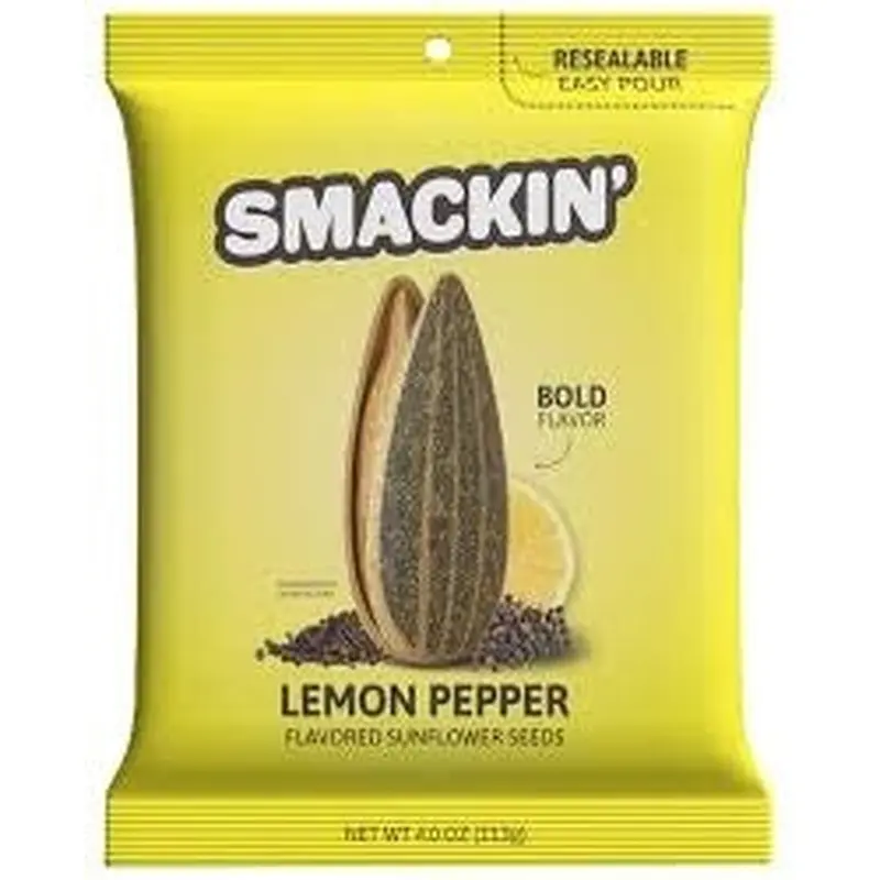 New Smackin' Sunflower Seeds 4oz Lemon Pepper 11506-50M4LEMONPEP