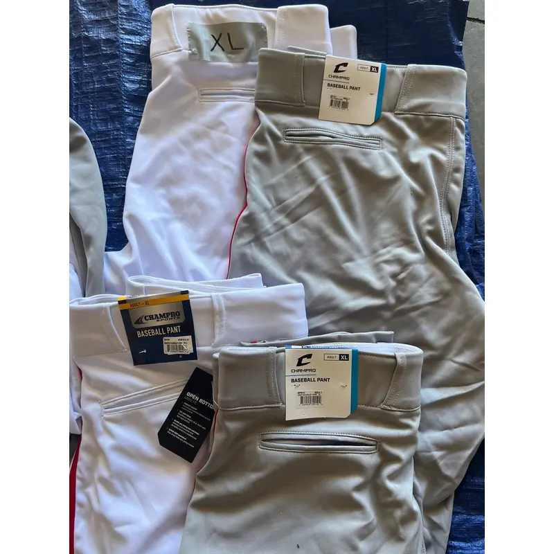 4 Pairs Of New XL Champro Game Pants