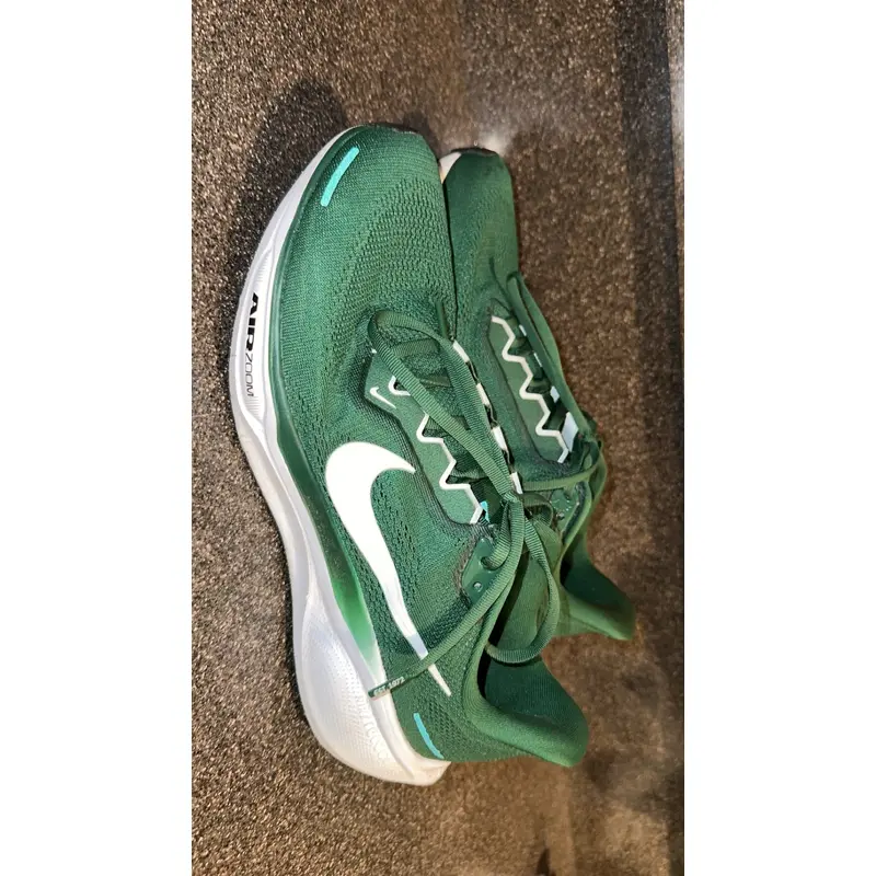 Green Nike Pegasus 41 running shoes