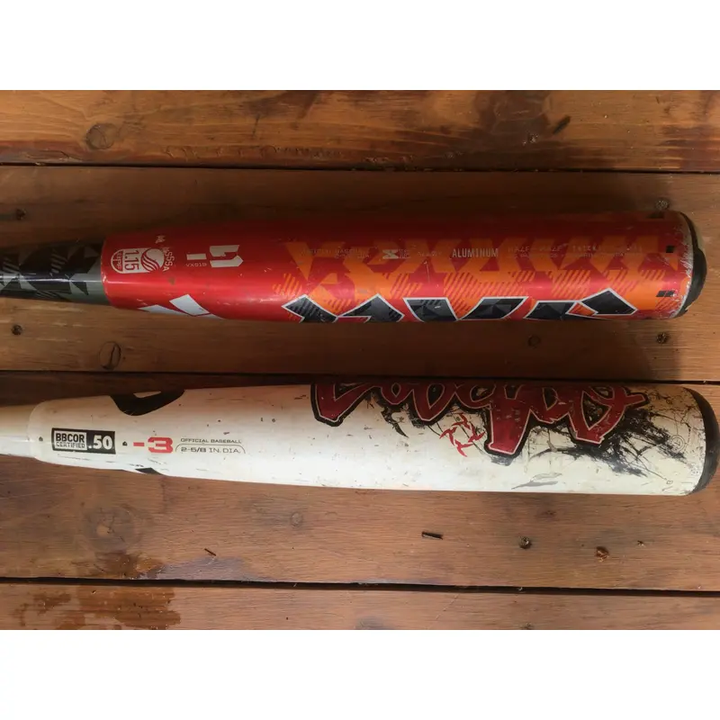 Used USSSA Certified 2015 DeMarini Hybrid Vexxum Bat (-5) 27 oz 32"