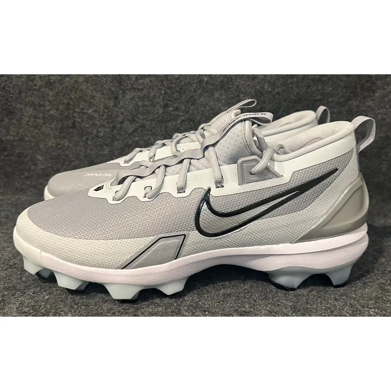 Mens Nike Force Trout 9 Elite MCS Baseball Cleats Wolf Grey FZ0884-002  Size 10.5