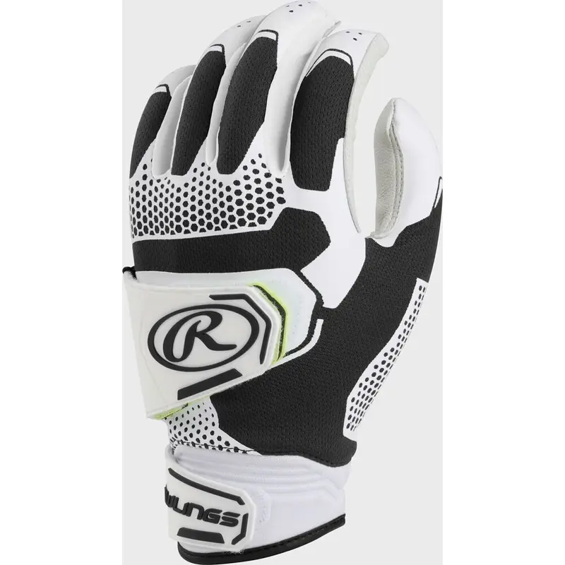 New Rawlings Womens Workhorse Pro Batting Gloves XL softball fastpitch black