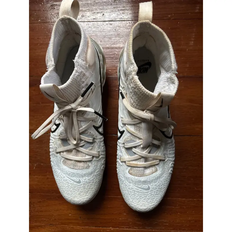 White Men's Size M 7.5 (W 8.5) Nike Alpha Huarache NXT Metal (Used)
