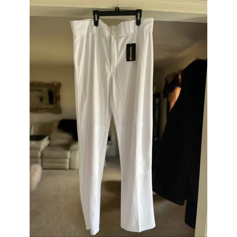 Easton mens white baseball pants new size L